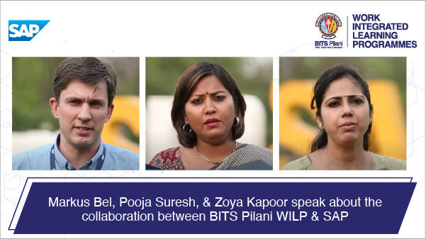 Markus Bel, Pooja Suresh, & Zoya Kapoor speak about the collaboration between BITS Pilani & SAP